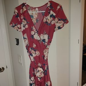 Long floral dress NWOT
